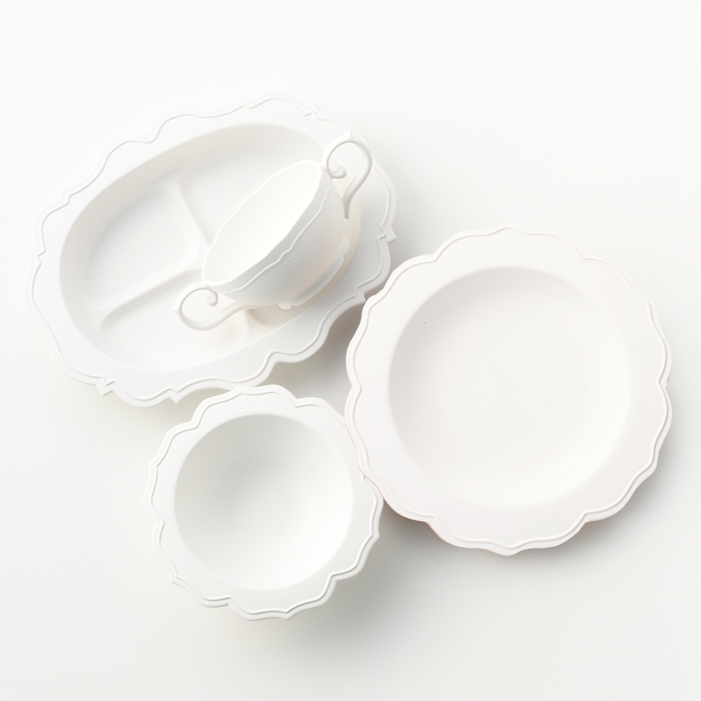 公式直販】ベビー・子供用食器の「レアーレ（Reale）」 【ホワイト