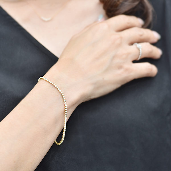 楽天市場】限界価格に挑戦 光り輝く 1カラット 18金 一連 ダイヤモンド