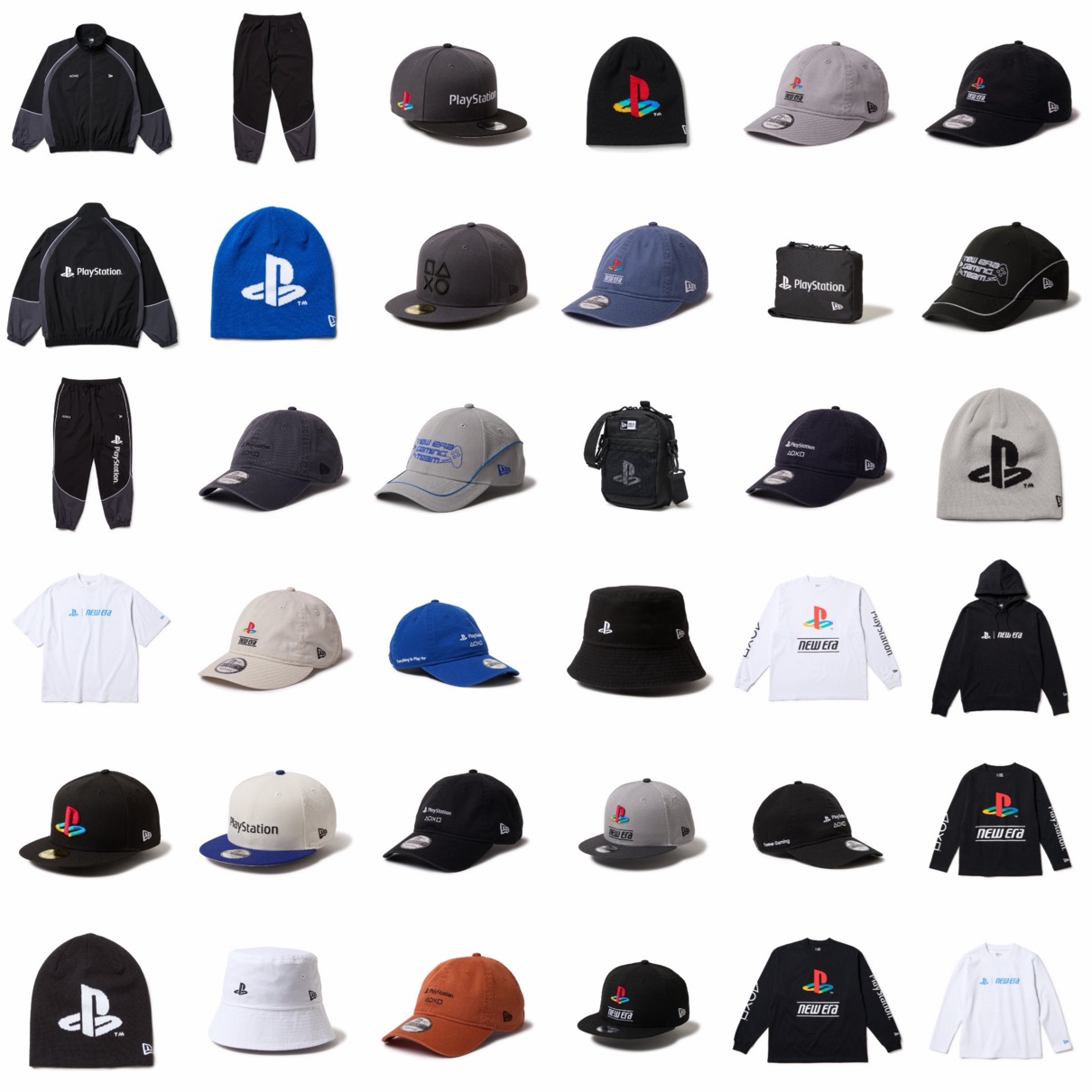 New Era®︎ x PlayStation 初コラボコレクションが国内1月8日より発売