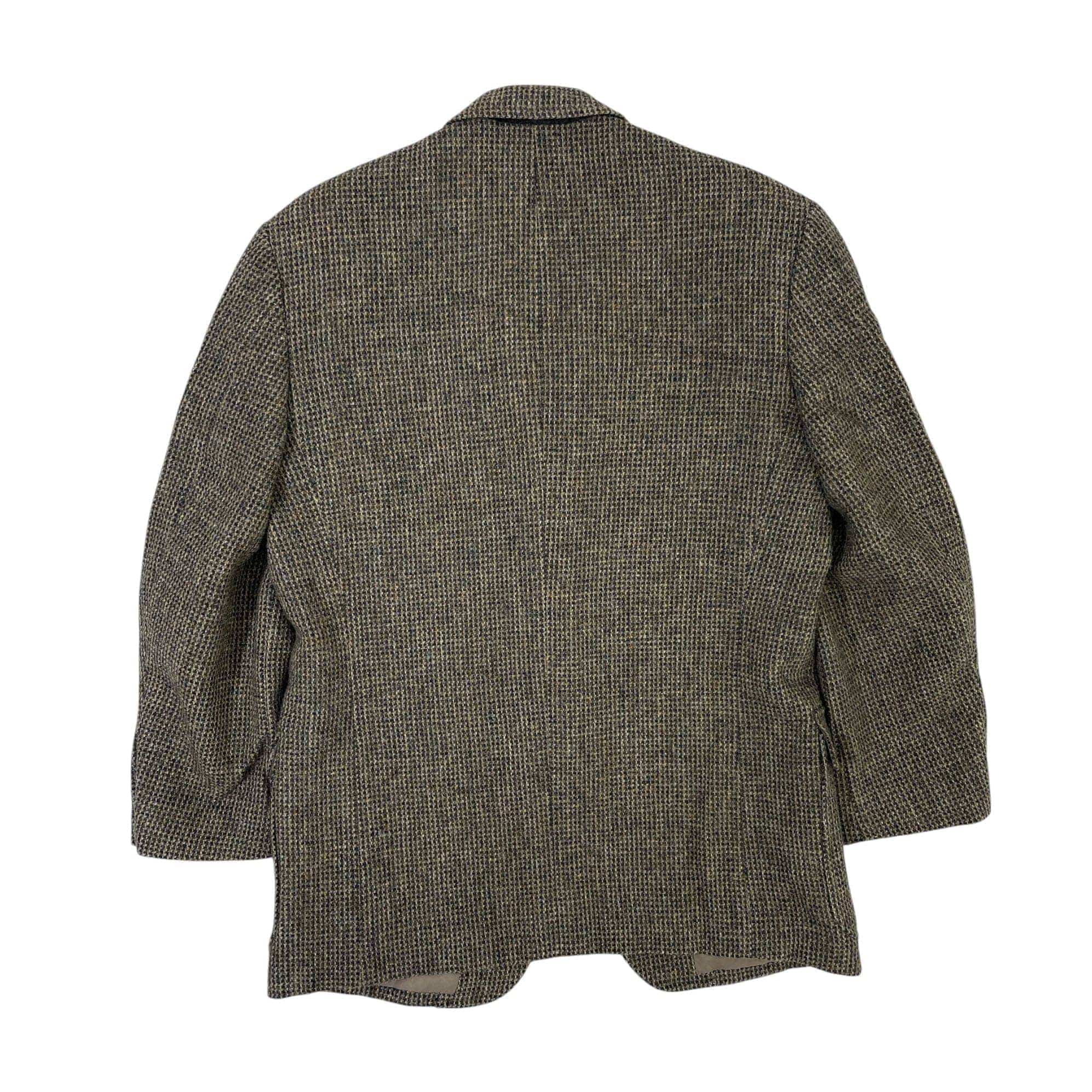 HARRIS TWEED ハリスツイード ピュアウール くるみボタン 3B