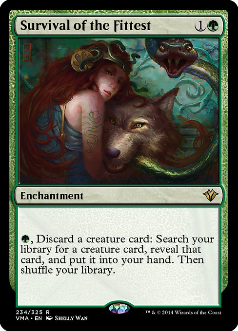 Survival of the Fittest · Vintage Masters (VMA) #234 · Scryfall