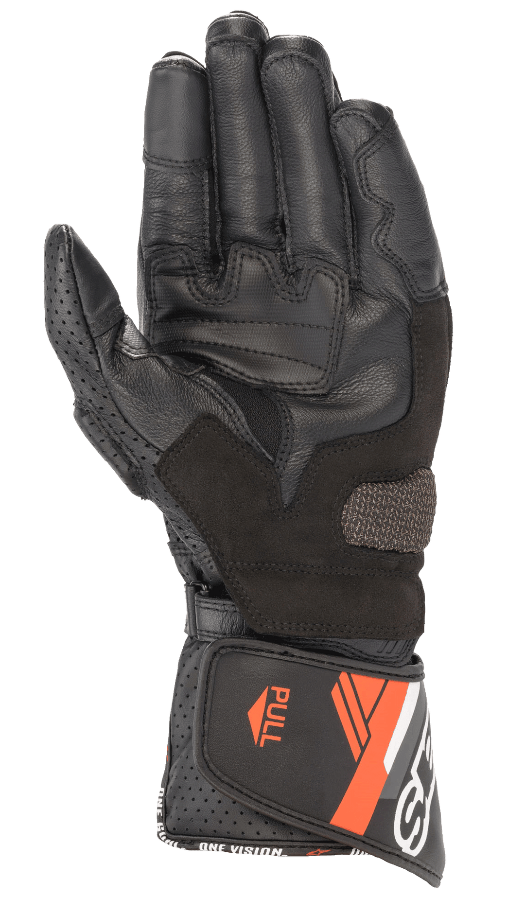 SP-8 V3 - Black Motorcycle Gloves | Alpinestars®