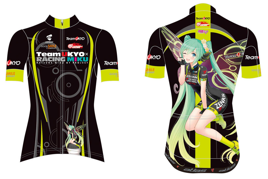 サイクルジャージ レーシングミク2017 TeamUKYO応援Ver.