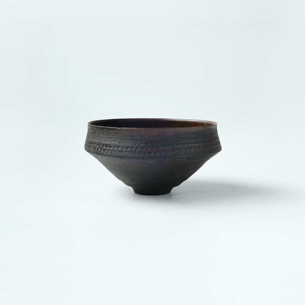 二階堂 明弘 _ 刻印 陶胎漆器 鉢B - NODE