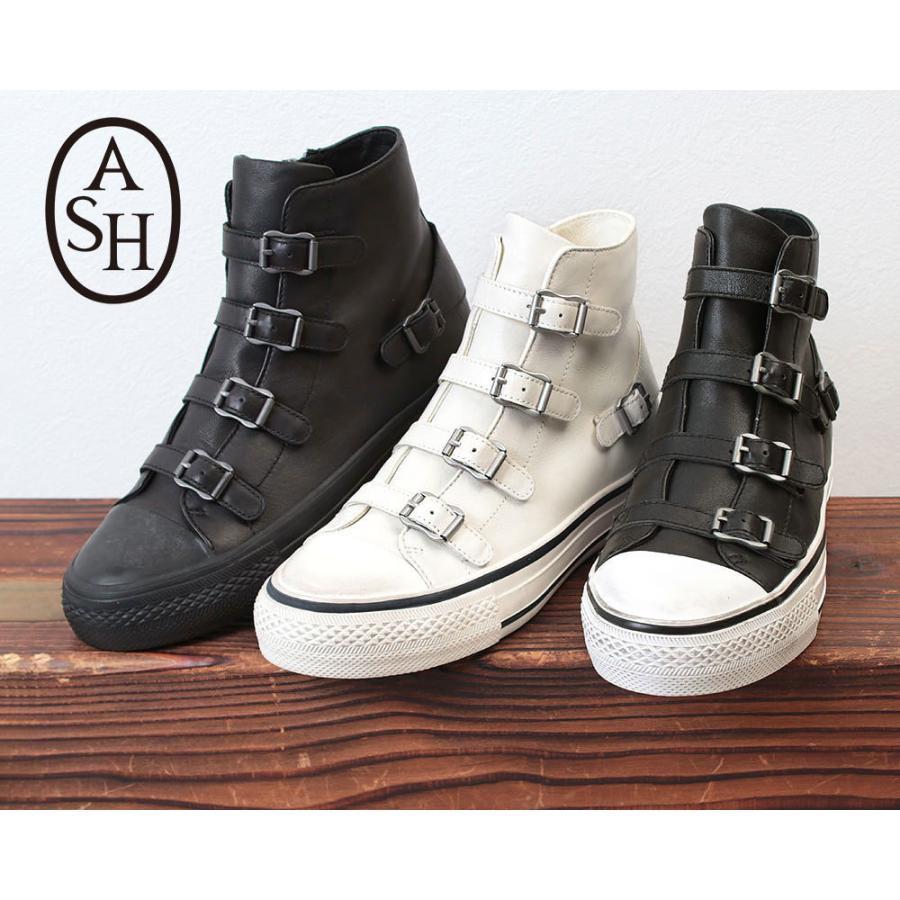 ASH（アッシュ） スニーカー ハイカット VIRGIN(ベルト) ジップ付き