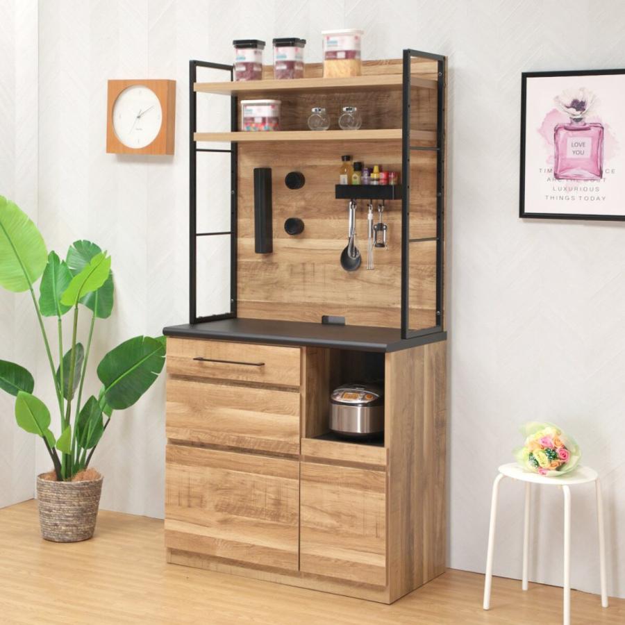 ニトリ（NITORI） マグネットパネル付キッチンボード (幅90cm ORK