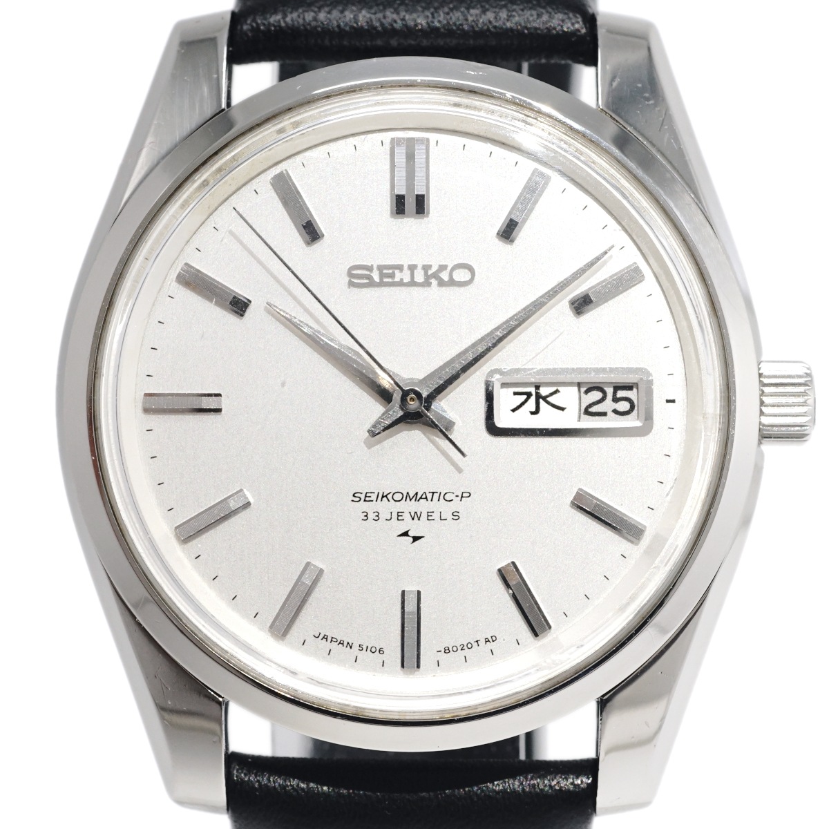 セイコー マチックP 5106-8010 デイデイト プッシュリューズ 33石 自動
