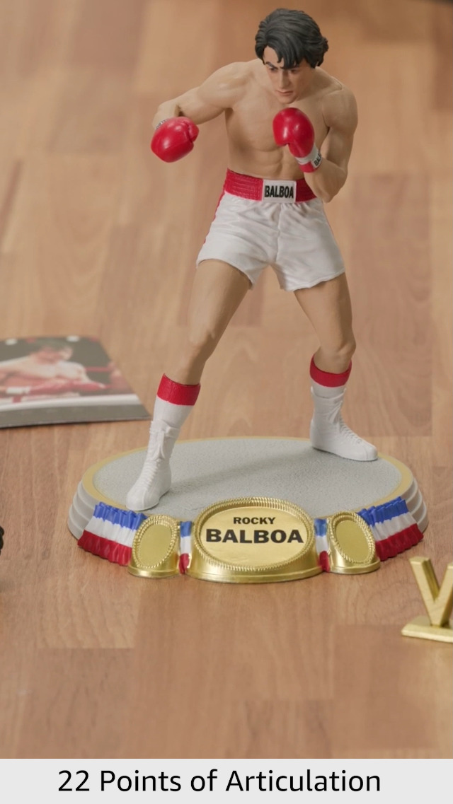 Amazon.com: McFarlane Toys - Movie Maniacs, Rocky (1976) Rocky