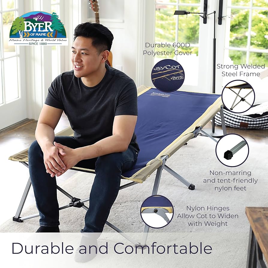 Maine Easy Byer Easy Cot Maine Heritage Cot Maine Military Cot