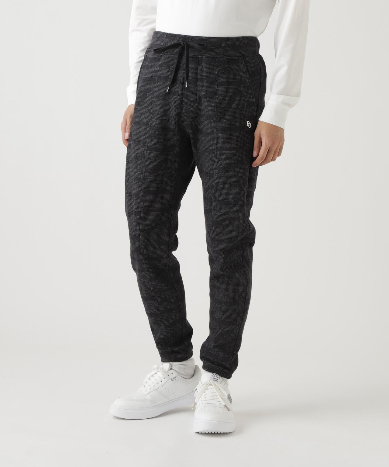 裏毛ストレッチロゴジャガードジョガーパンツ | PEARLY GATES