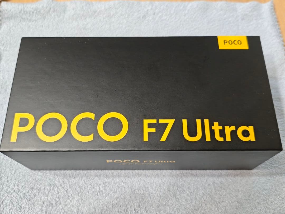 POCO F7 Ultra ブラック 12GB RAM 256GB ROM Xiaomi Poco F7 Ultra 5G 256GB ROM 12GB RAM Dual sim GSM Unlocked