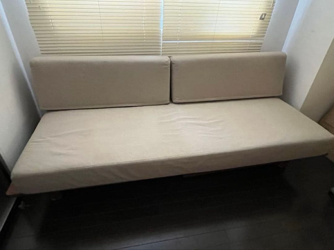 【はる】無印良品　ソファベッド一式（ウォールナット材） イズヤオンライン | 無印良品 MUJI ソファベッド