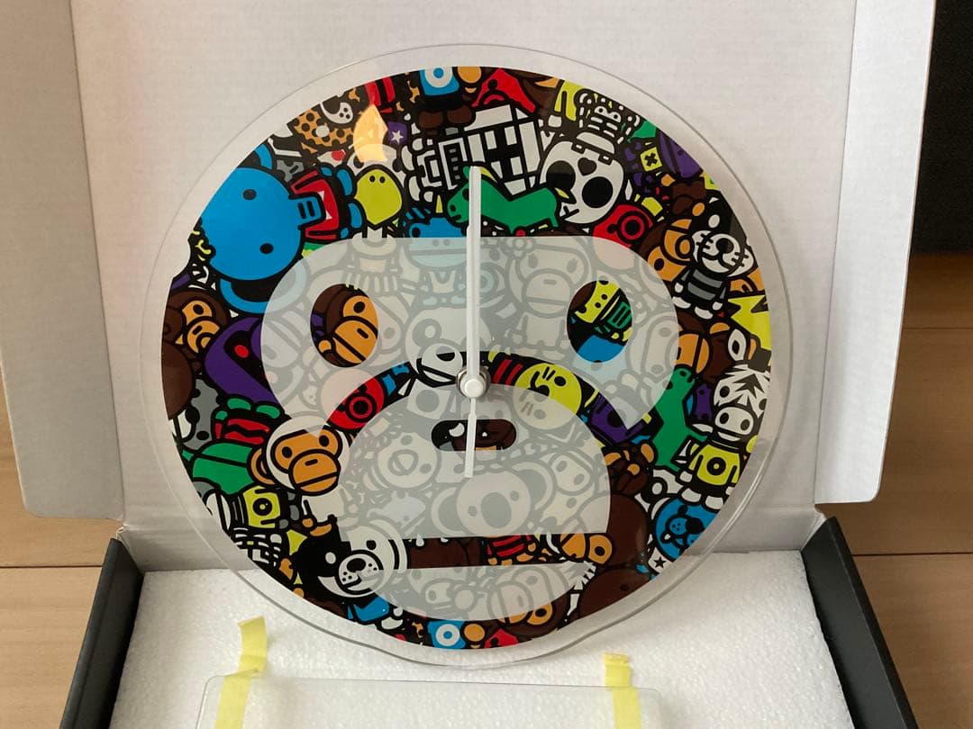 BABY MILO® STORE 壁掛け時計 A BATHING APE エイプ A BATHING APE（アベイシングエイプ） 時計 BABY MILO WALL CLOCK