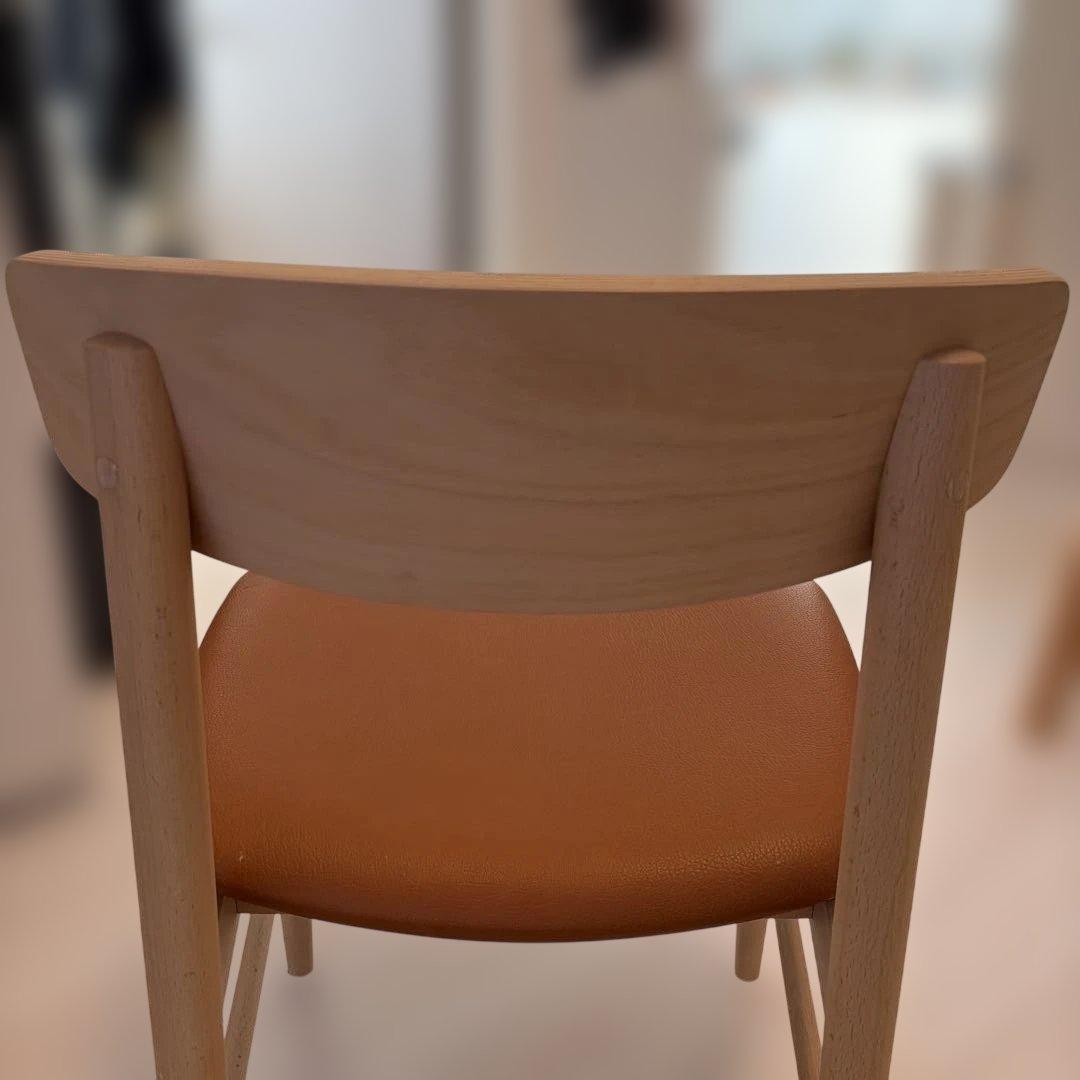 カリモク60 Tチェア リーベルブラウン ②ダイニングチェア（定価6.2万
