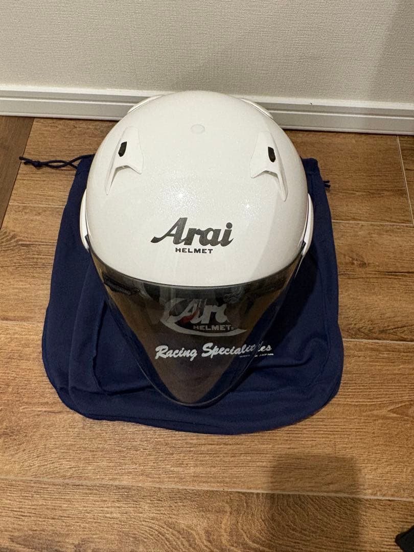 ヌ*ー様 Arai ジェットヘルメット ホワイト　SZG sサイズ Webike | Arai アライ SZ-G [エスゼット ジー グラスホワイト